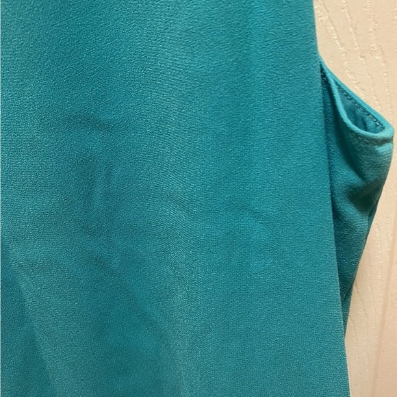Ralph Lauren Elegant Teal Sleeveless Dress Tropical Turquoise Sz 10 NWT - Picture 14 of 16